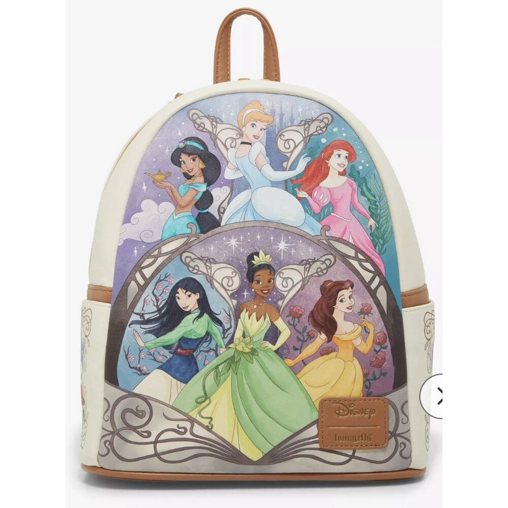 Loungefly Disney Princesses Mini Backpack NWT - Picture 6 of 16